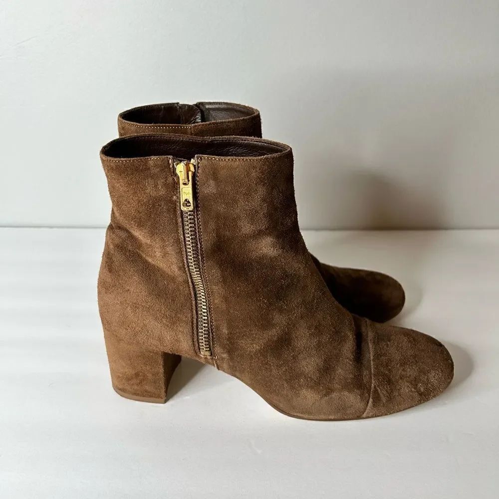 J.Crew Suede Side Zip Booties - Picture 6 of 7